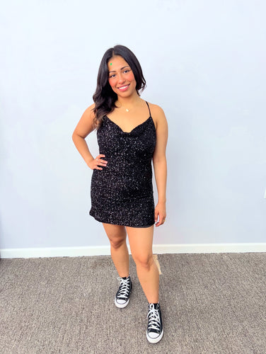 Midnight Magic Sequin Dress