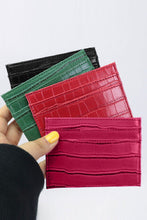 Load image into Gallery viewer, Croc Pattern Card Holder Wallet