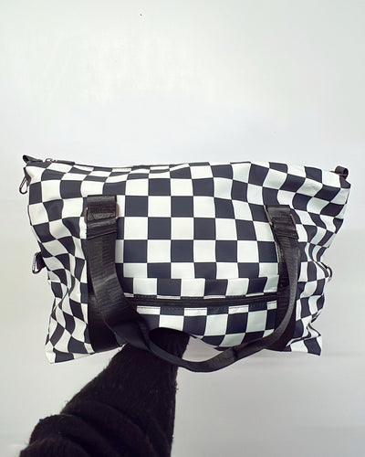Checkered Travel Bag