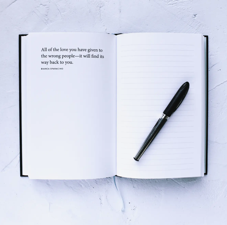 A Catalog of Thoughts - Notebook